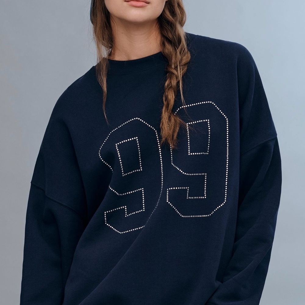 NWT LSPACE x Anthropologie Pullover Sweatshirt - Picture 2 of 2